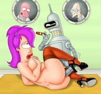 futurama in hot hentai style porn pics hottest intergalactic robofuck alien leela