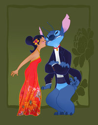 lilo and stitch hentai media original lilo stitch doesn look too happy about being dragged prom now hentai pic