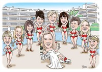 cartoon ladies porn cartoonist hire palomabeach henparty cartoon hen night