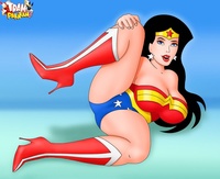 super heroes porn toons wonder woman porn