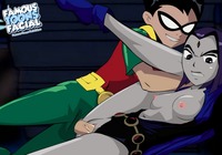 phantom toon whores sex teen titans hentai robin raven cartoons miss martian