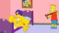 bart and lisa porn bbfb dfa bart simpson lisa milhouse van houten simpsons quodlibet marge