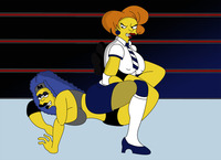 marge and edna getting plowed porn edna krabappel marge simpson jobberman cteo sexy simpsons