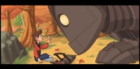 irongiant toon babe porn iron giant face fine animation but
