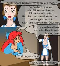 disney hentai cartoons disney ariel belle sexual experience