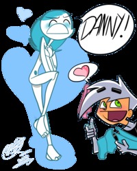 porn cartoon heros porn eab awesome danny fenton phantom jenny wakeman life teenage robot crossover meme cartoon hero from nude