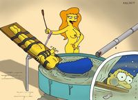 simpsons’ wild adventures porn cartoon simpsons aslee naked