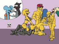 lisa simpson porn duffman itchy krusty clown lisa simpson maggie marge montgomery burns scratchy fear simpsons