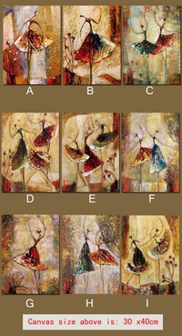3d porn cartoon comics wsphoto free shipping home decor hand painted wall font art ballet abstract oil paintings entry