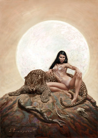 rugrats porn oid leopard moon fantasy sexy girl woman picture digital art rugrats porn filmvz portal