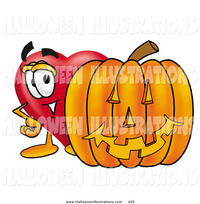 animated character porn halloween clip art cute love heart mascot cartoon character carved pumpkincute pumpkin toons biz design