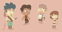 animated character porn cartoon character medieval rpg chibi superdeformed fantasy designs concept rick ruiz dana super deformed