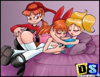 animated character porn gals drawn gangbanging powerpuff girls