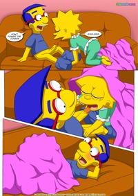 simpsons porn comic simpsons xxx pic lisa simpson milhouse van houten palcomix comic