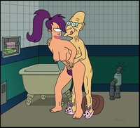 futurama porn media original futurama hubert farnsworth philipfry turanga leela