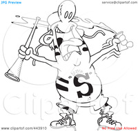 black cartoon porn pics royalty free clip art illustration cartoon black white outline design sports fan body paint