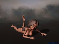 black sex toons gallery skinny nude black toon babe