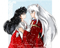 inuyasha porn inuyasha kagome share their kiss from movie