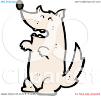cartoon dog porn pics cartoon white wolf dog royalty free vector clipart school singing music clip art toons biz