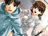 cartoon hentai toon pictures hentai toon girl gets blouse wet exposing perky nipples boyfriend tries run away fear horny