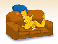 famous cartoon porn simpsonporno marge caresse chatte humide