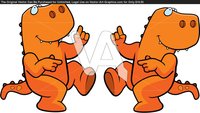 cartoon nude pic happy cartoon dinosaur dancing smiling eacfe tyrannosaurus rex cartoons