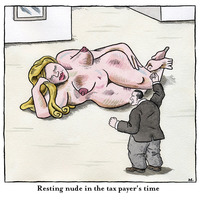 cartoon nude pic resting nude art