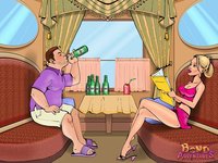 cartoon pictures of fucking cartoon bondage bondagecartoon fucking train