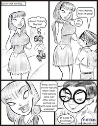 cartoon porn comic strip jabcomix hot ass neighbour wong school pic