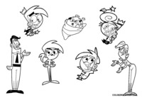 busty nude fairly odd parents colorings fairly oddparents coloring pages odd parents vicky porn