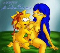 marge simpson porn alger marge simpson simpsons lisa bart rule graffiti