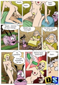 cartoon story porn pics bloodredface originals page courage cowardly dog cartoon porn
