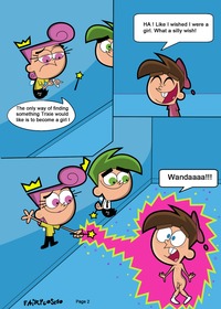 the fairly oddparents porn books fairly odd parents gender bender comic page