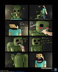 dat ass porn comix cee eee cfd creeper minecraft steve comic psyk