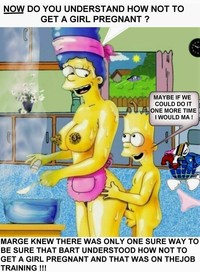 marge and bart simpson porn bart simpson cosmic marge simpsons