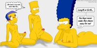 marge and bart simpson porn aee bart simpson marge milhouse van houten simpsons evilweazel cock suck