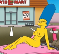 marge and bart simpson porn marge simpson outdoor dare simpsons monday