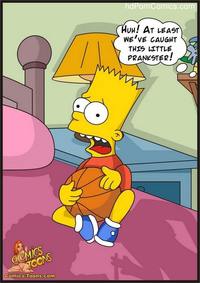 little toons porn bart entrapped simpsons free cartoon porn comic