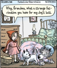 my hot ass neighbor comic pics bizarro red riding hood category