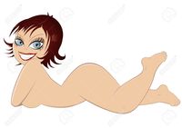 naked photos of cartoons shock cute cartoon girl stock vector woman photo