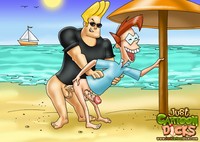 nasty toon porn gals cartoon dicks johnny bravo cums