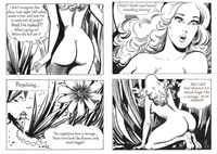 nude anime comic fca anime blonde breasts comic drawing monochrome nude shruken woman story zora