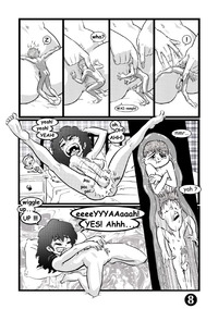 nude anime comic affcec anime comic drawing insertion monochrome nude orgasm penis pussy shrunken man men