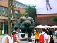 nude cartoon characters nude muscular man hipster district beijing art zone