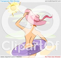 nude cartoon females cartoon sun shining nude woman hat inner tube royalty free vector clipart escort home animated pic