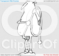 nude cartoon pic lineart clipart cartoon black white chubby nude man carrying his long hose penis royalty free outline vector illustration portfolio djart