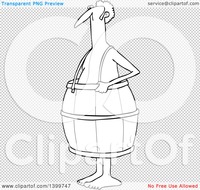 nude cartoon pic clipart cartoon lineart poor nude white man wearing barrel royalty free vector illustration portfolio djart