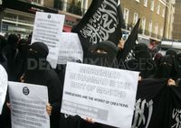 nude cartoons pics scale large photos photo muslims protest against nude cartoon french embassy london