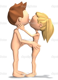 nude toon pics depositphotos toon couple kissing stock photo