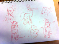 peach toon porn joerandel gallery sketches doodles centaurettes
